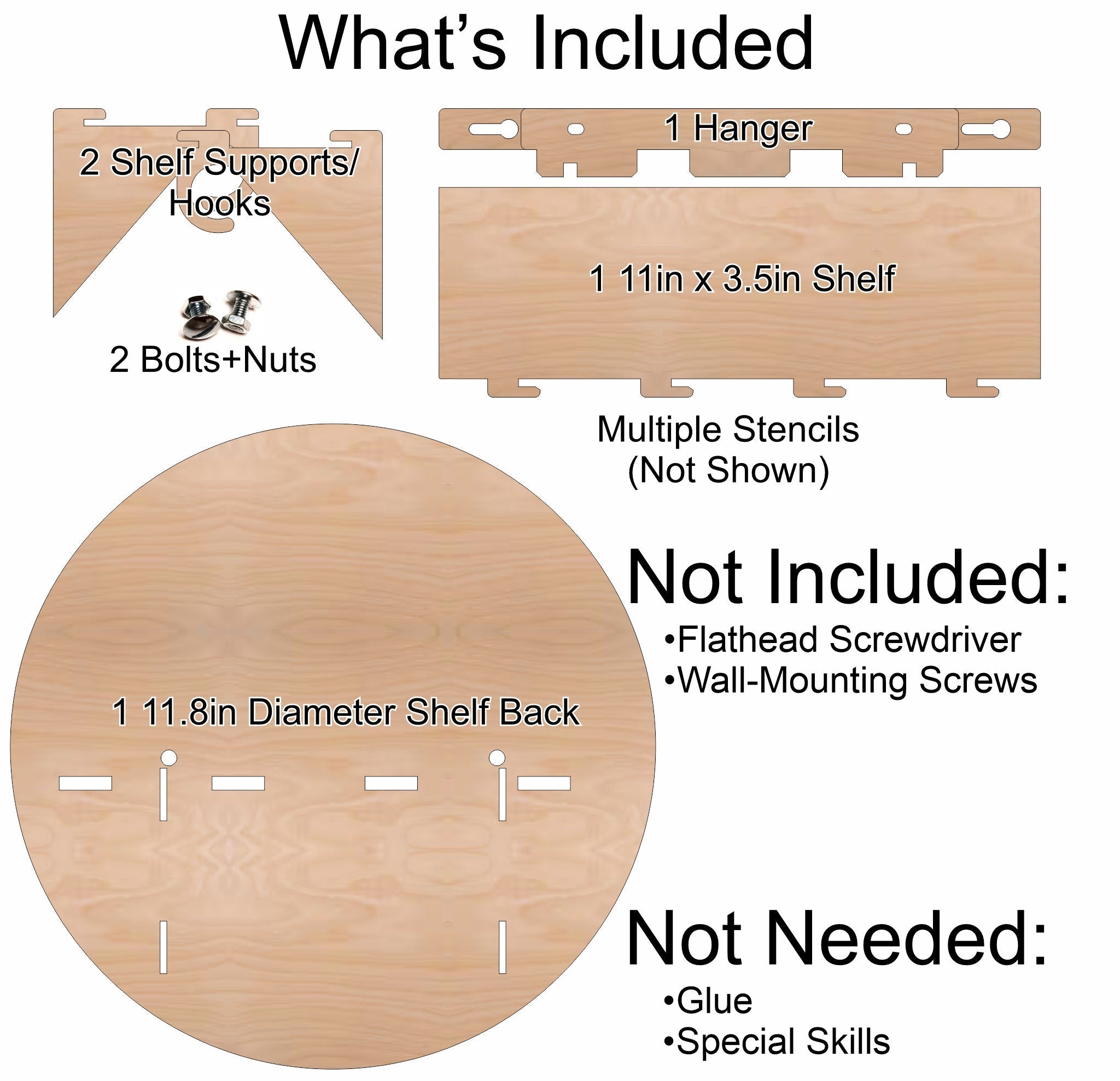 Basketball and Court Paintable Shelf | STENCILS INCLUDED + How-To Video