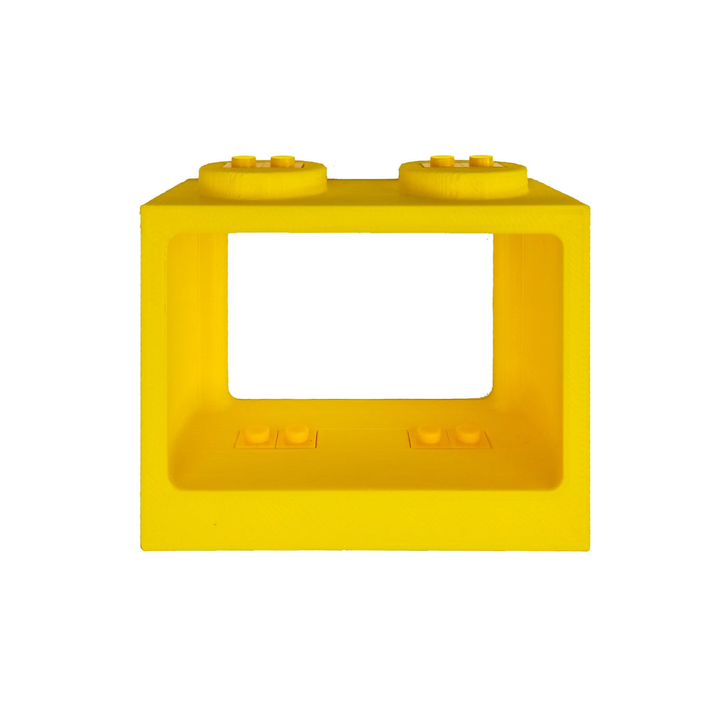 Buildable Minifig Display Brick (Set of 4, 8, 12, 16, or 24 Bricks)