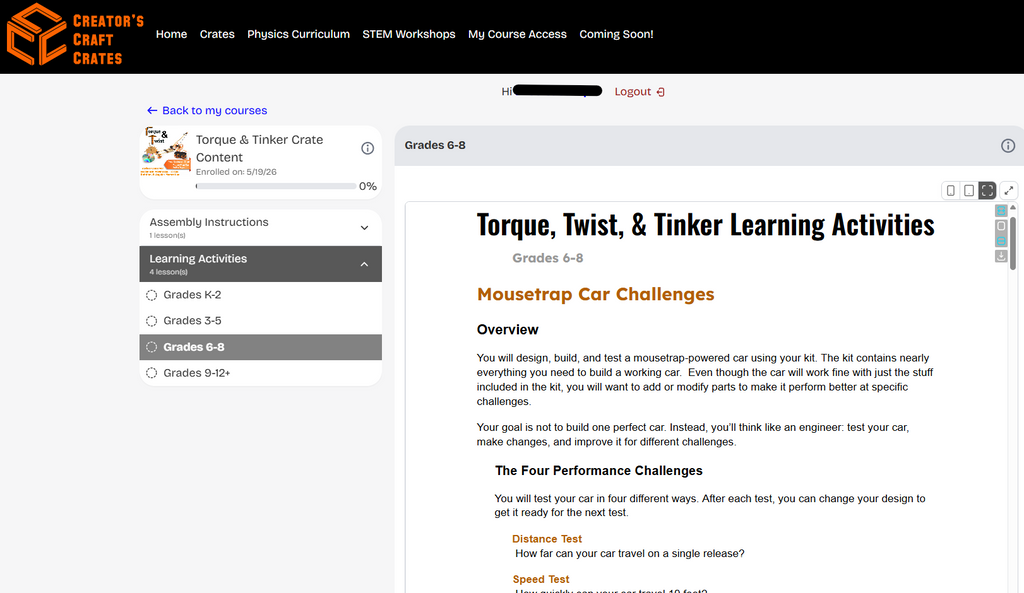 Torque & Twist Crate