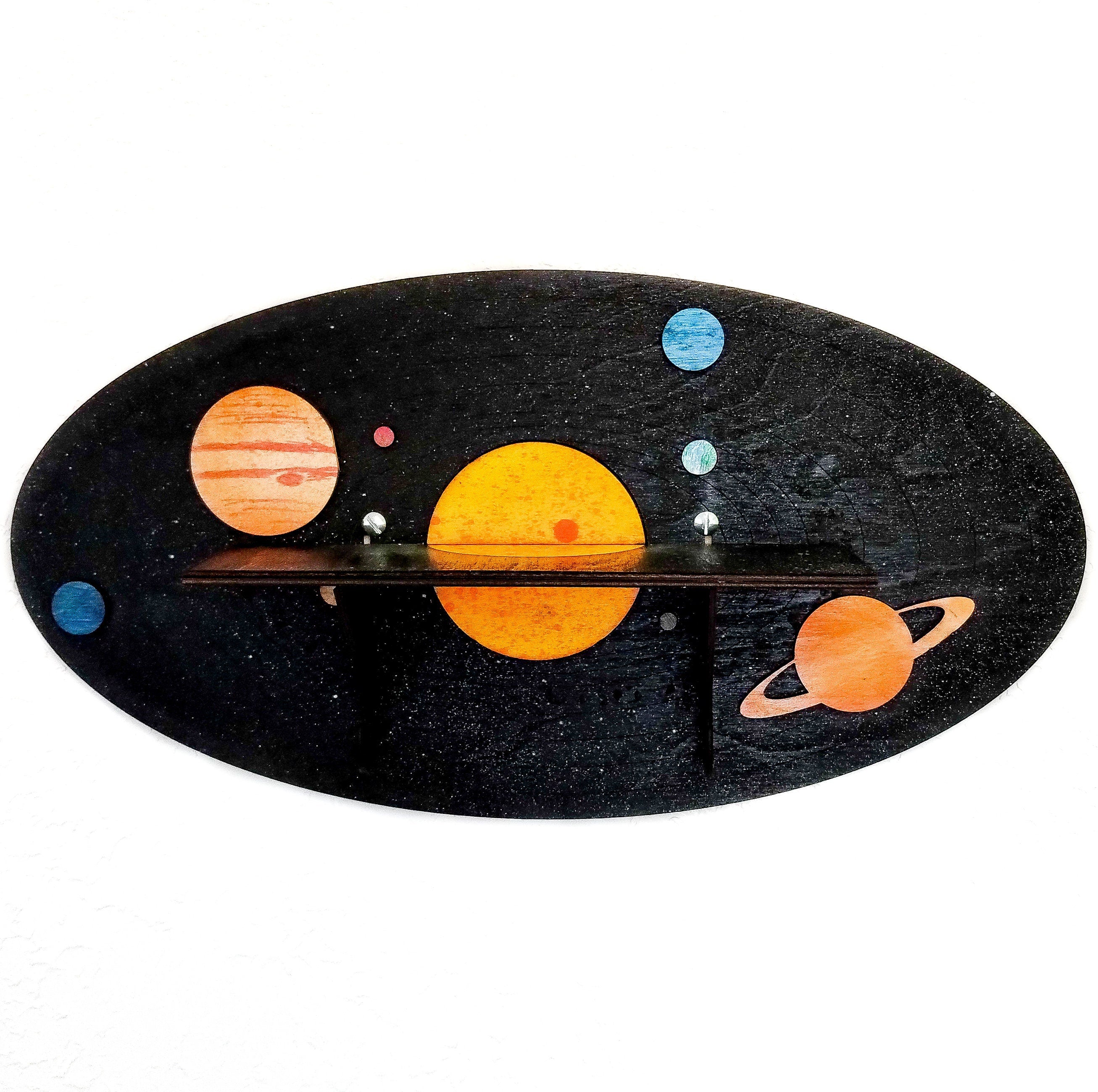 Solar System Paintable Shelf + How-To Video