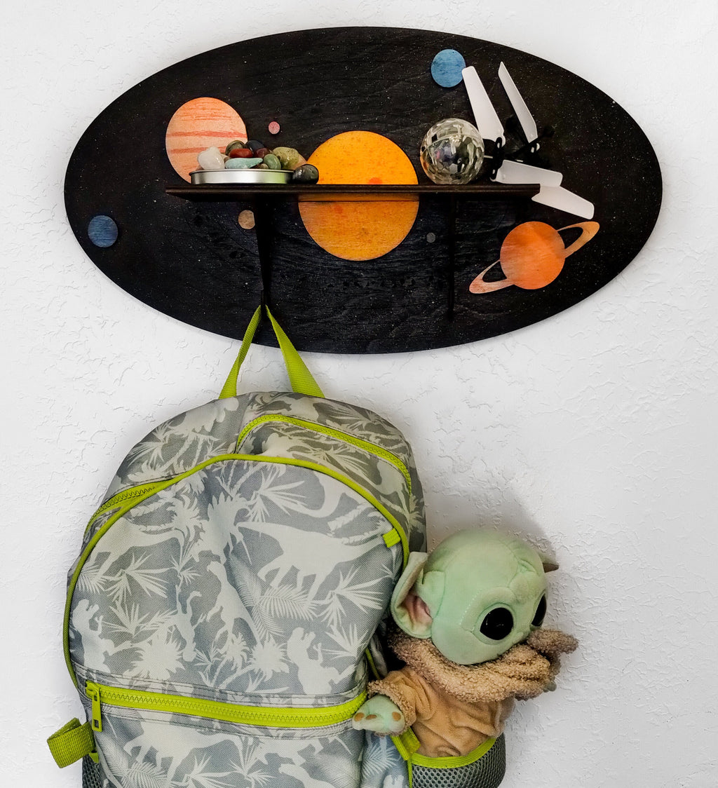 Solar System Paintable Shelf + How-To Video