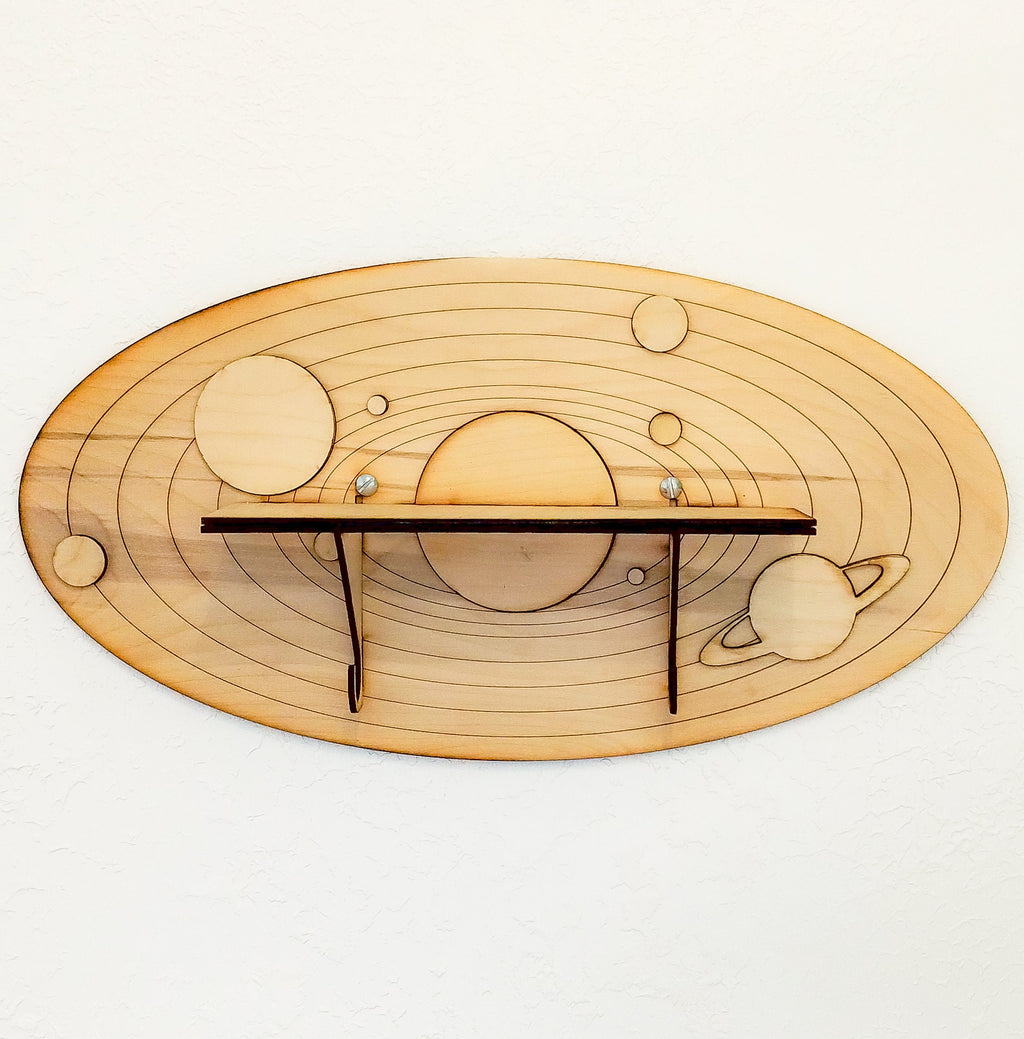 Solar System Paintable Shelf + How-To Video