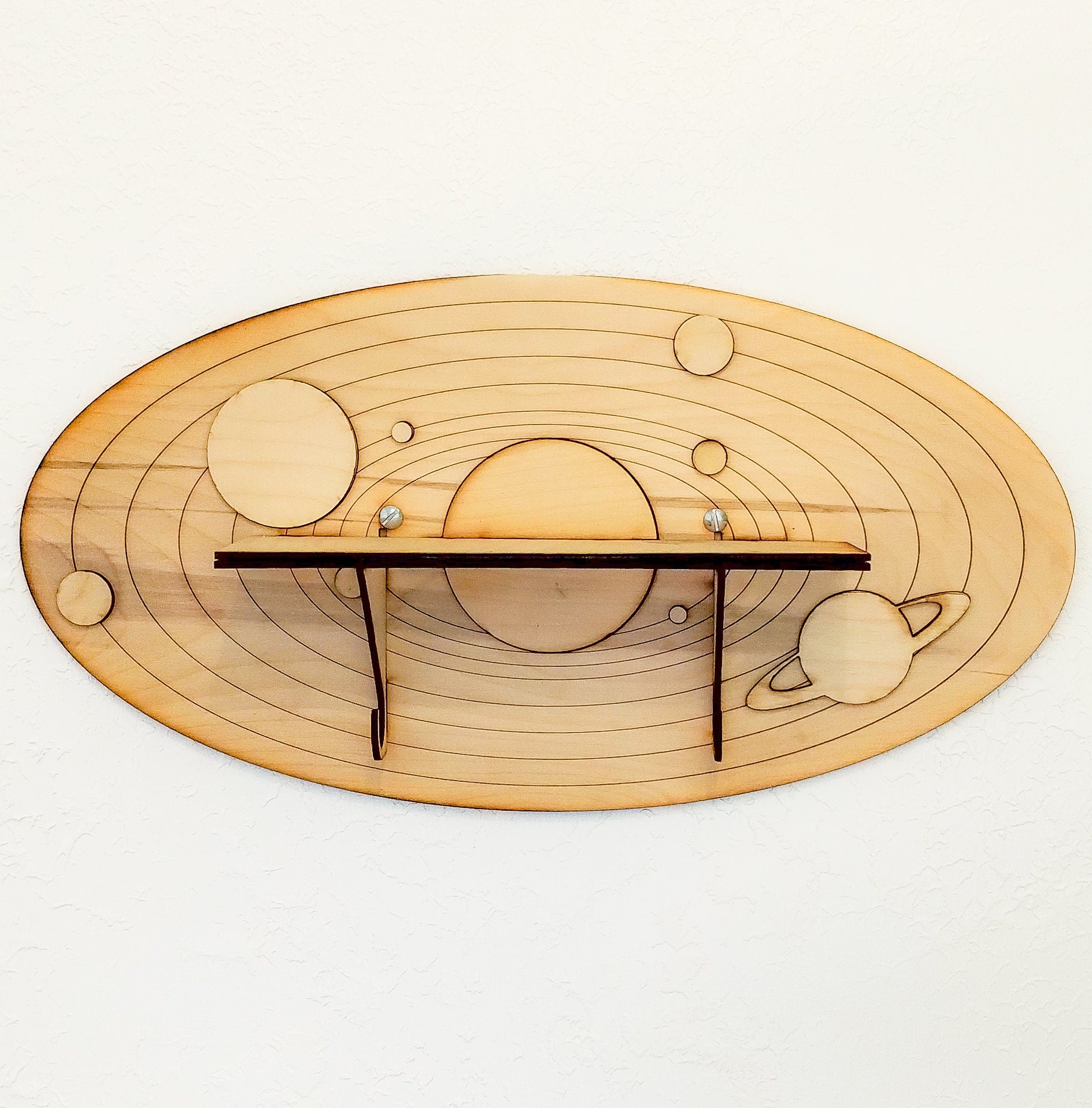 Solar System Paintable Shelf + How-To Video