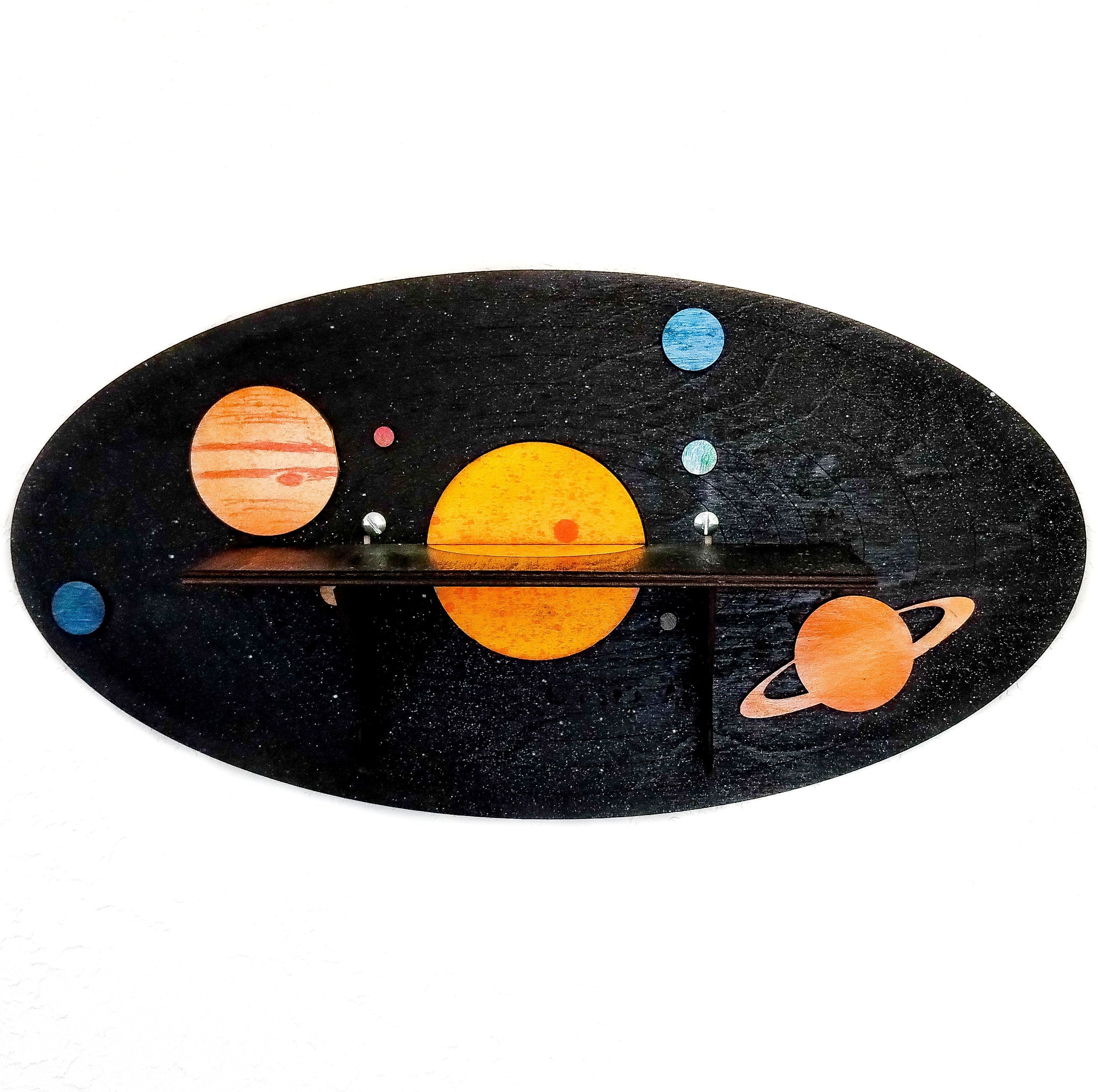 Solar System Paintable Shelf + How-To Video