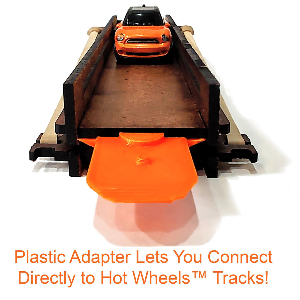 Car Launcher STEM Kit + Activities (COMPATIBLE WITH Hot Wheels and Matchbox Cars) - Creator's Craft Crate Physics Kit