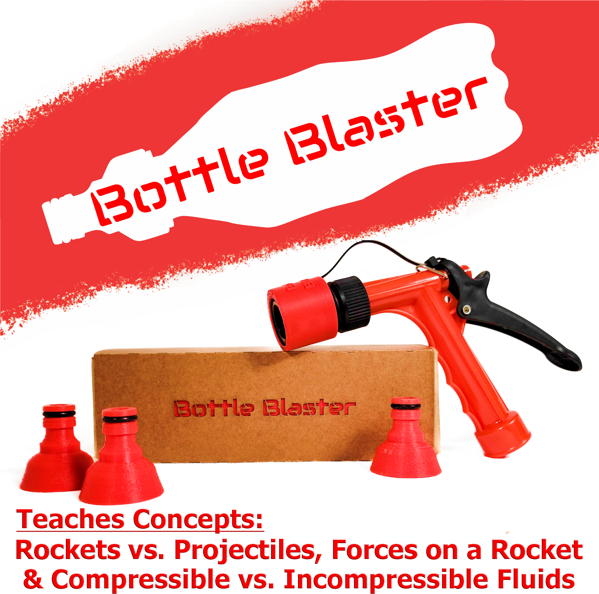 BOTTLE BLASTER CRATE - Backyard Water Rocket | Summer Physics Toy + Activities