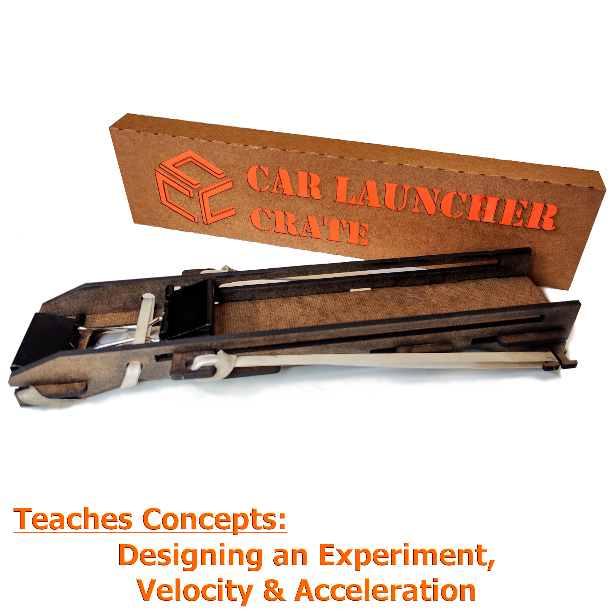 Car Launcher Crate (COMPATIBLE WITH Hot Wheels and Matchbox Cars) + Activities For All Ages