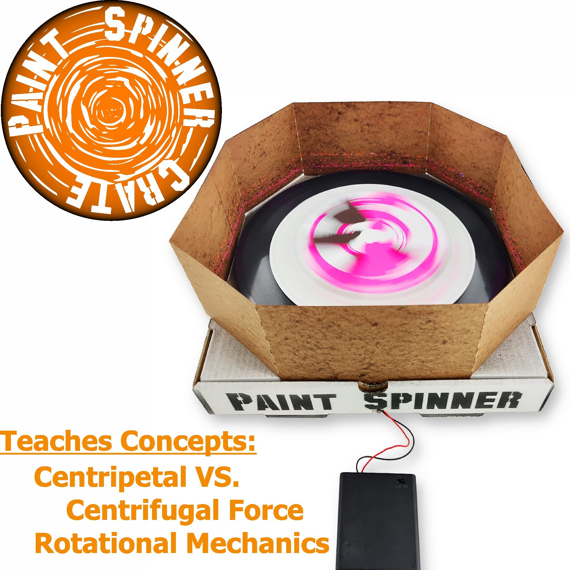 Paint Spinner Crate