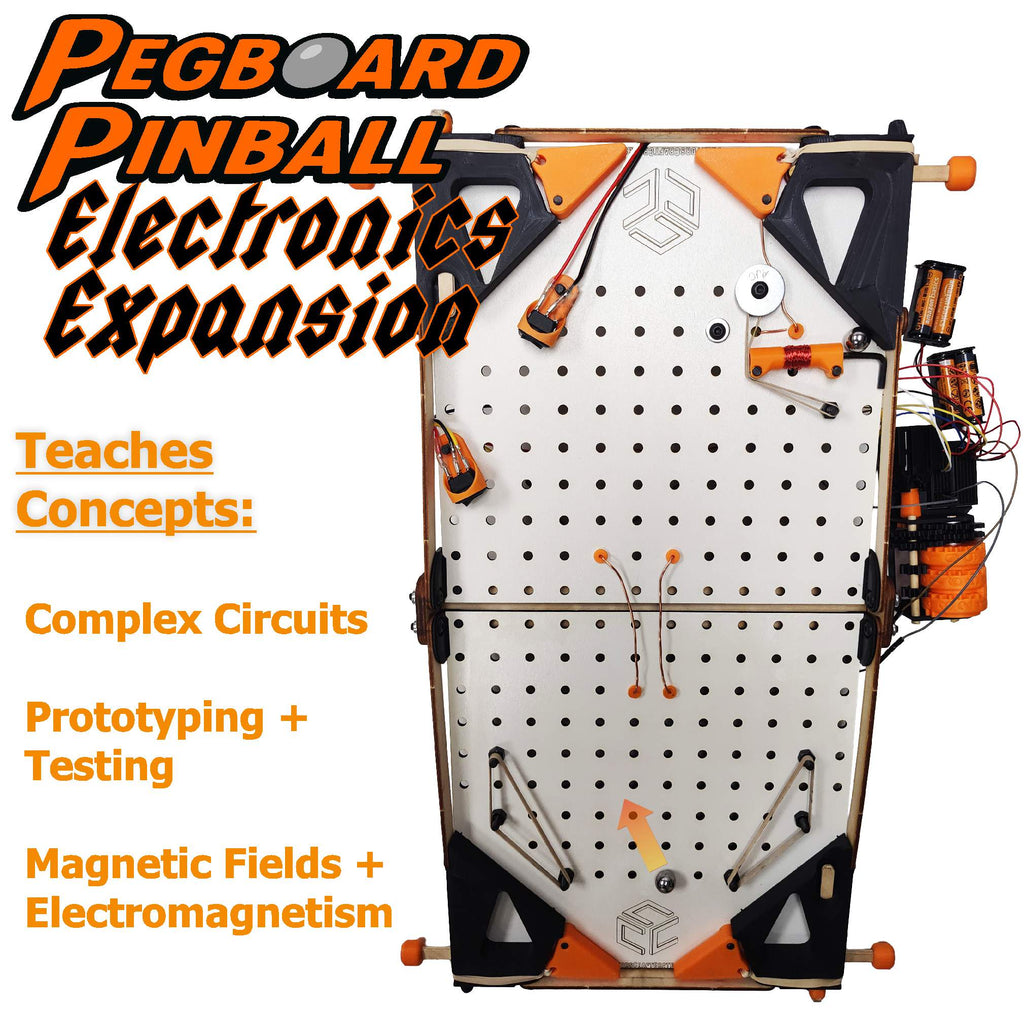 Pegboard Pinball Electronics Expansion Crate - Creator's Craft Crates