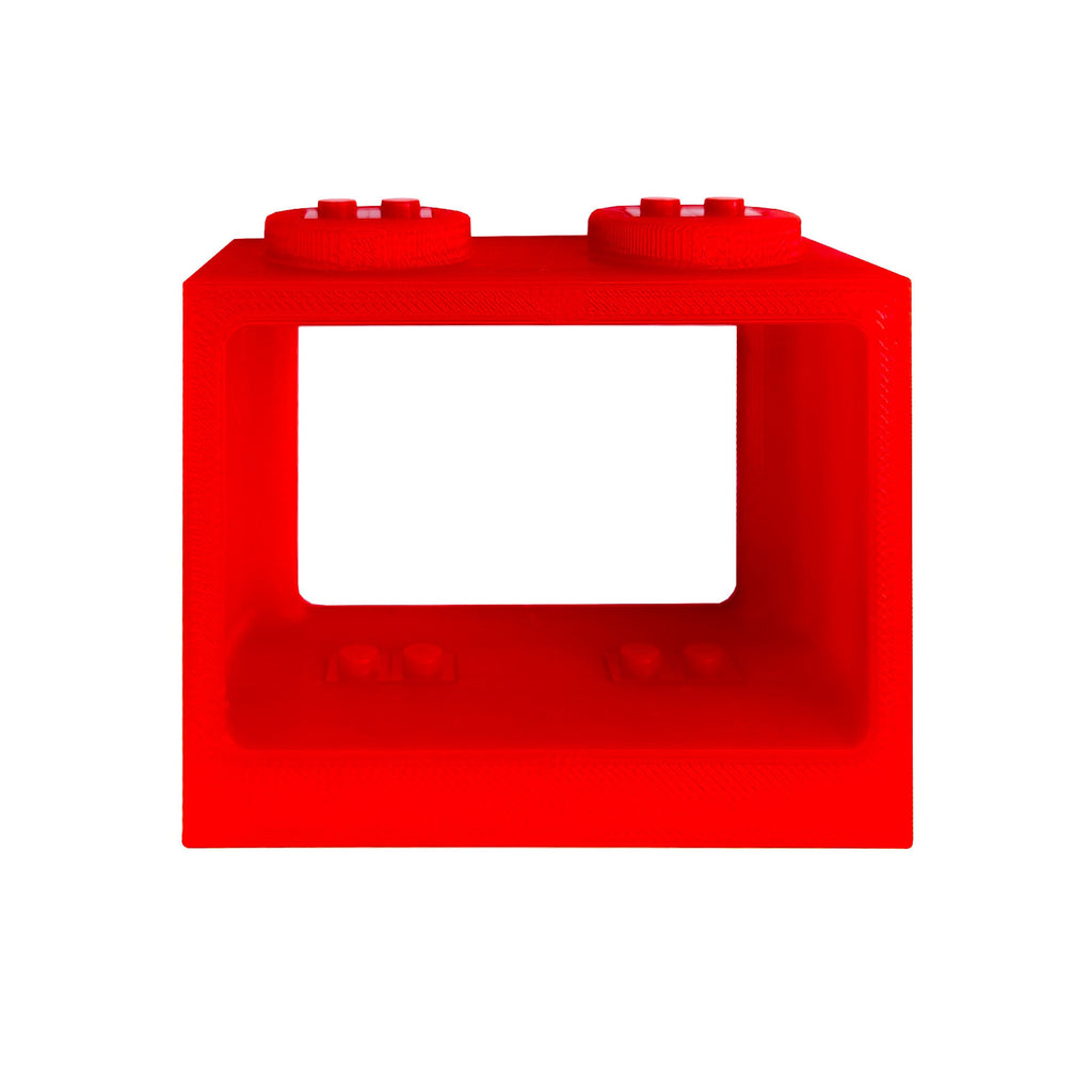 Buildable Minifig Display Brick (Set of 4, 8, 12, 16, or 24 Bricks)