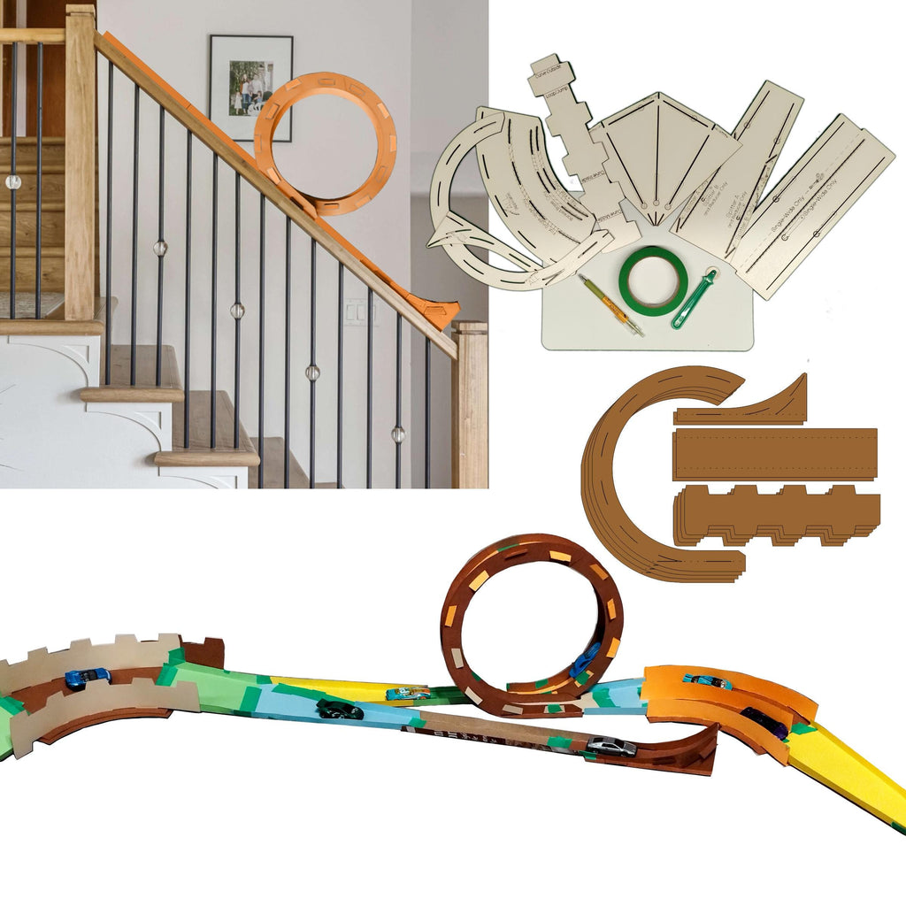 Track Engineer Crate (compatible with Hot Wheels and Matchbox Cars)