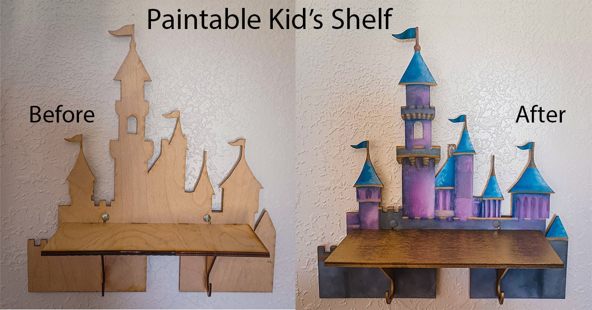 Castle Paintable Shelf