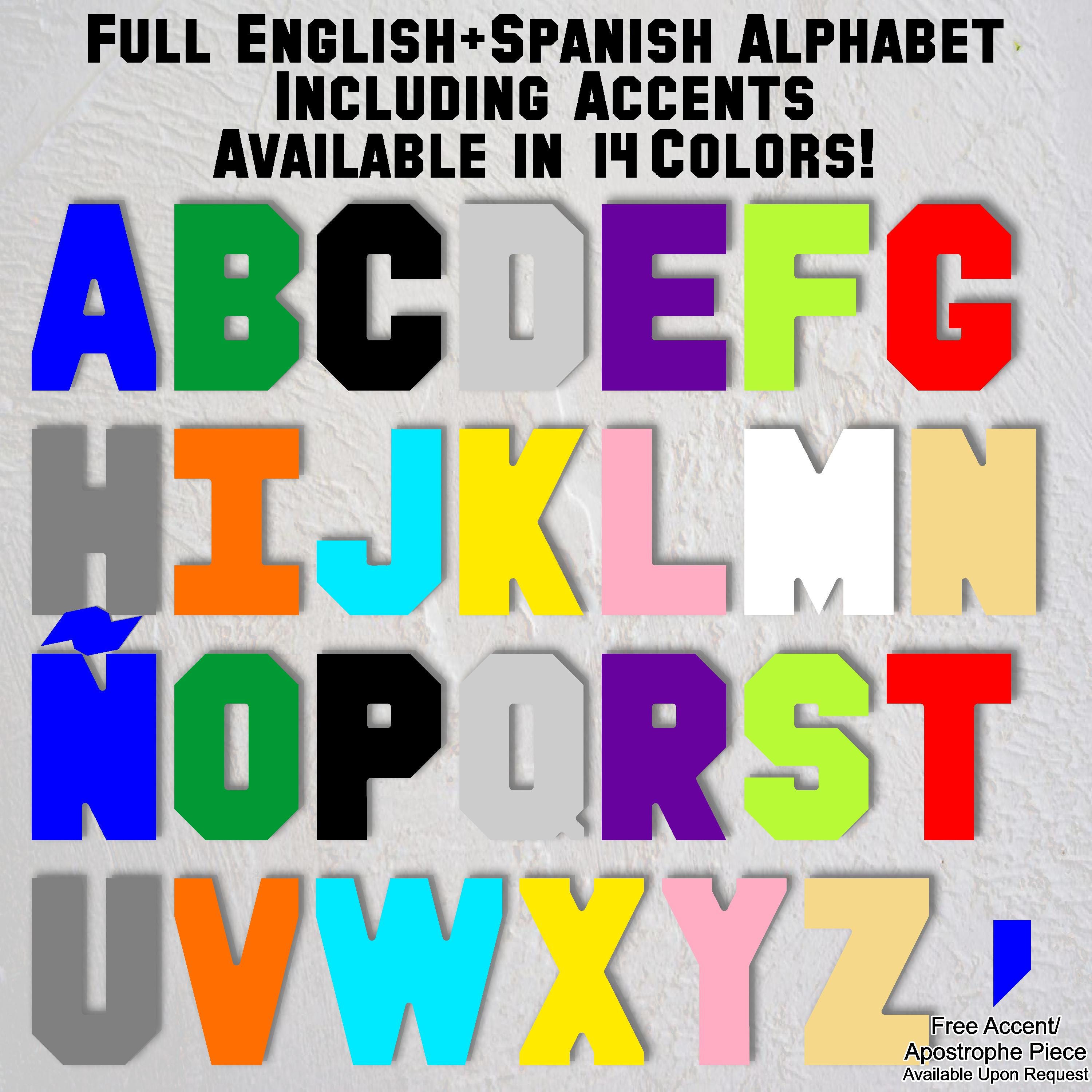 Mini Alphabet Baseplate Letters – 4.7″ Tall Buildable Wall Art | Compatible with LEGO