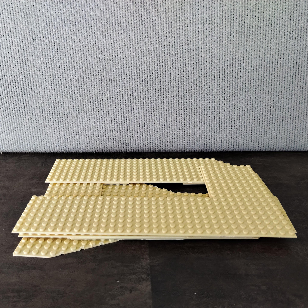 Alphabet Baseplate Letters – 10″ Tall Buildable Wall Art | Compatible with LEGO