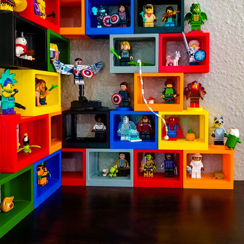 Buildable Minifig Display Brick (Single Brick) - Creator's Craft Crates