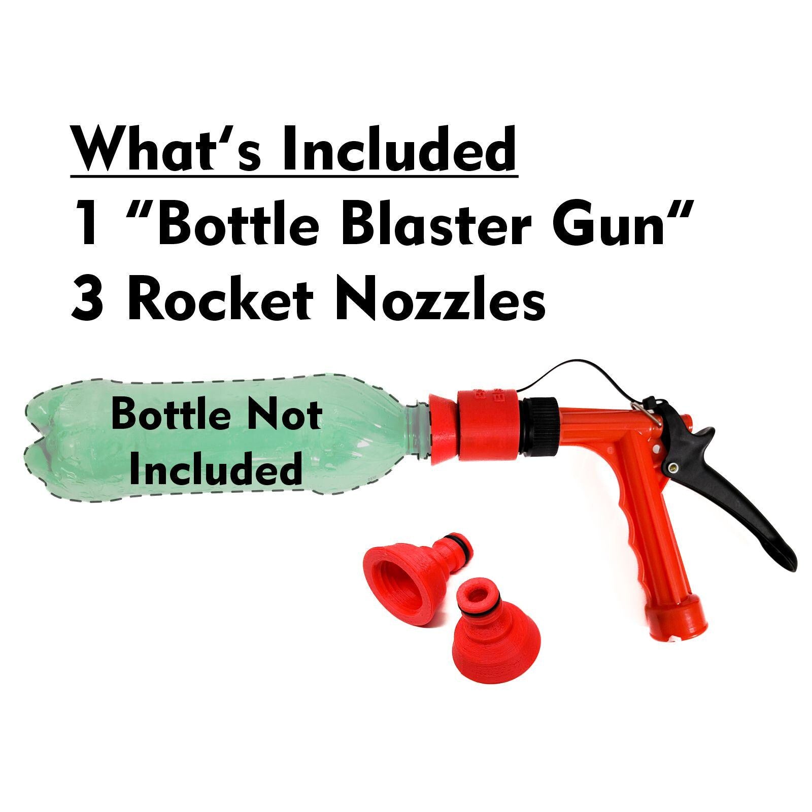 BOTTLE BLASTER Kit - Backyard Water Rocket | Summer STEM Toy + Activities | Easy Kids or Family Outdoor Play All Ages | Creators Craft Crate