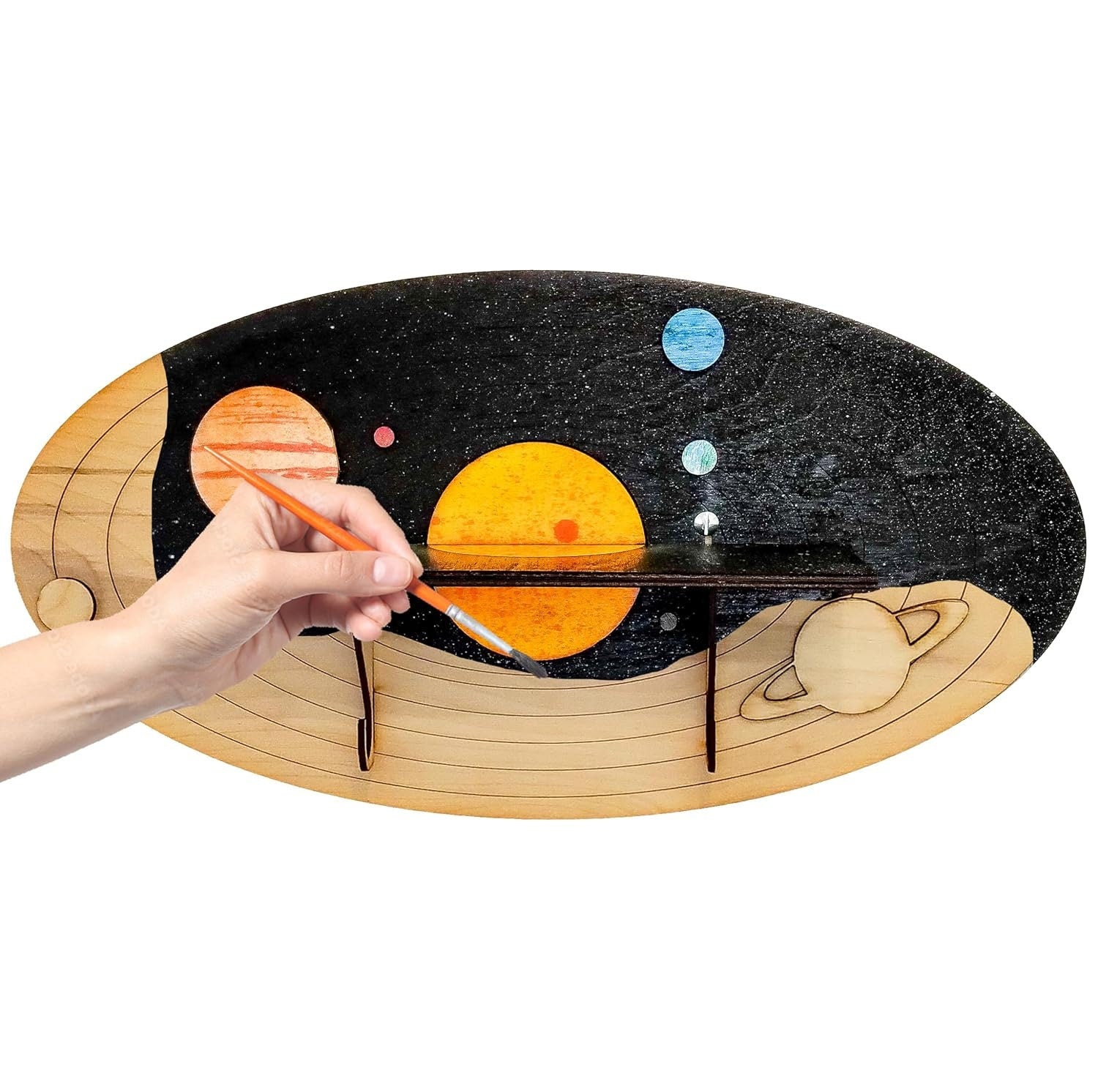 Solar System Paintable Shelf + How-To Video
