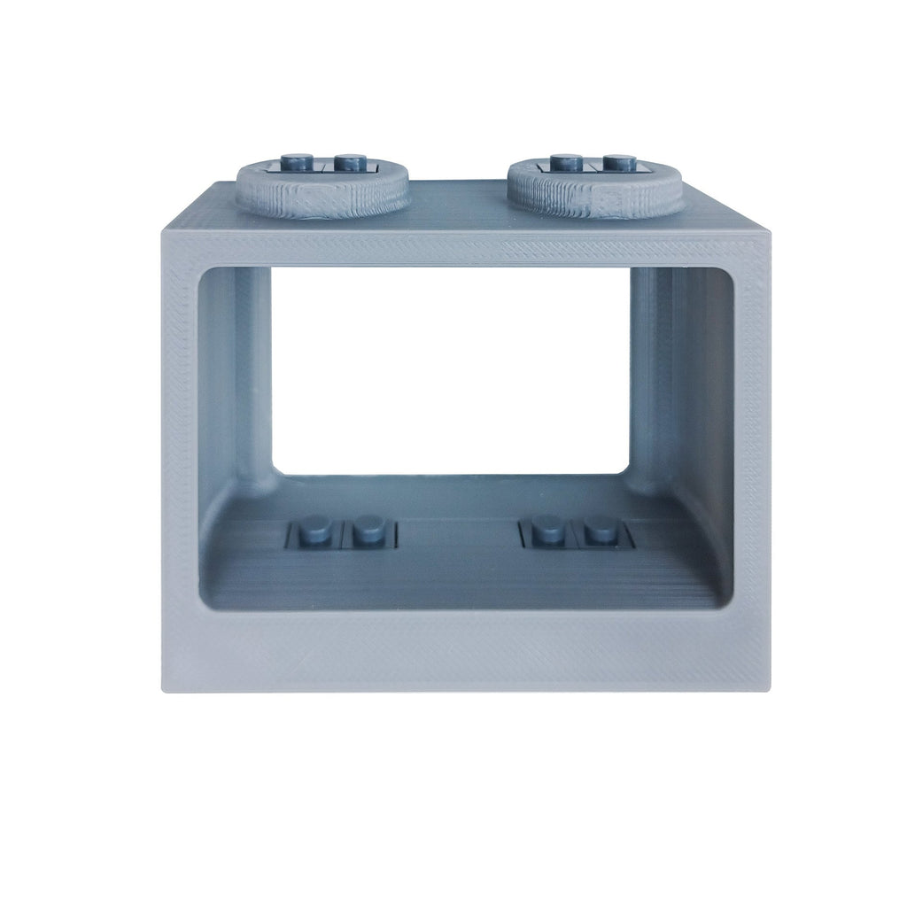 Buildable Minifig Display Brick (Set of 4, 8, 12, 16, or 24 Bricks)