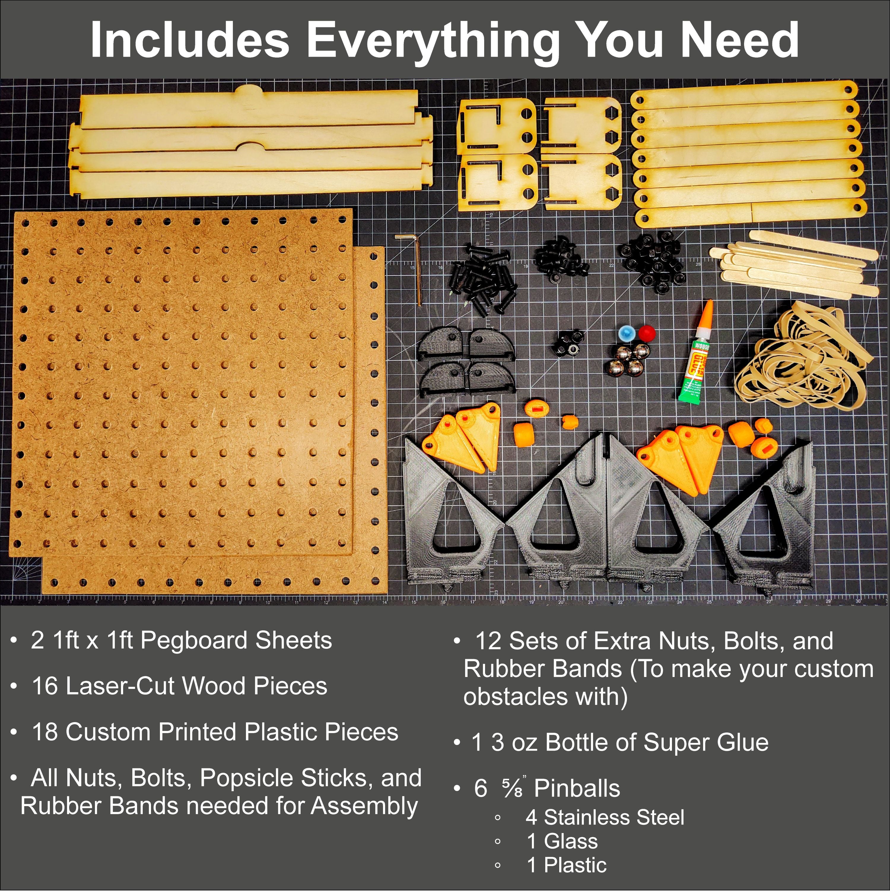 Pegboard Pinball Crate