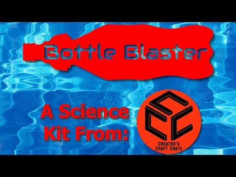 BOTTLE BLASTER Kit - Backyard Water Rocket | Summer STEM Toy + Activities | Easy Kids or Family Outdoor Play All Ages | Creators Craft Crate